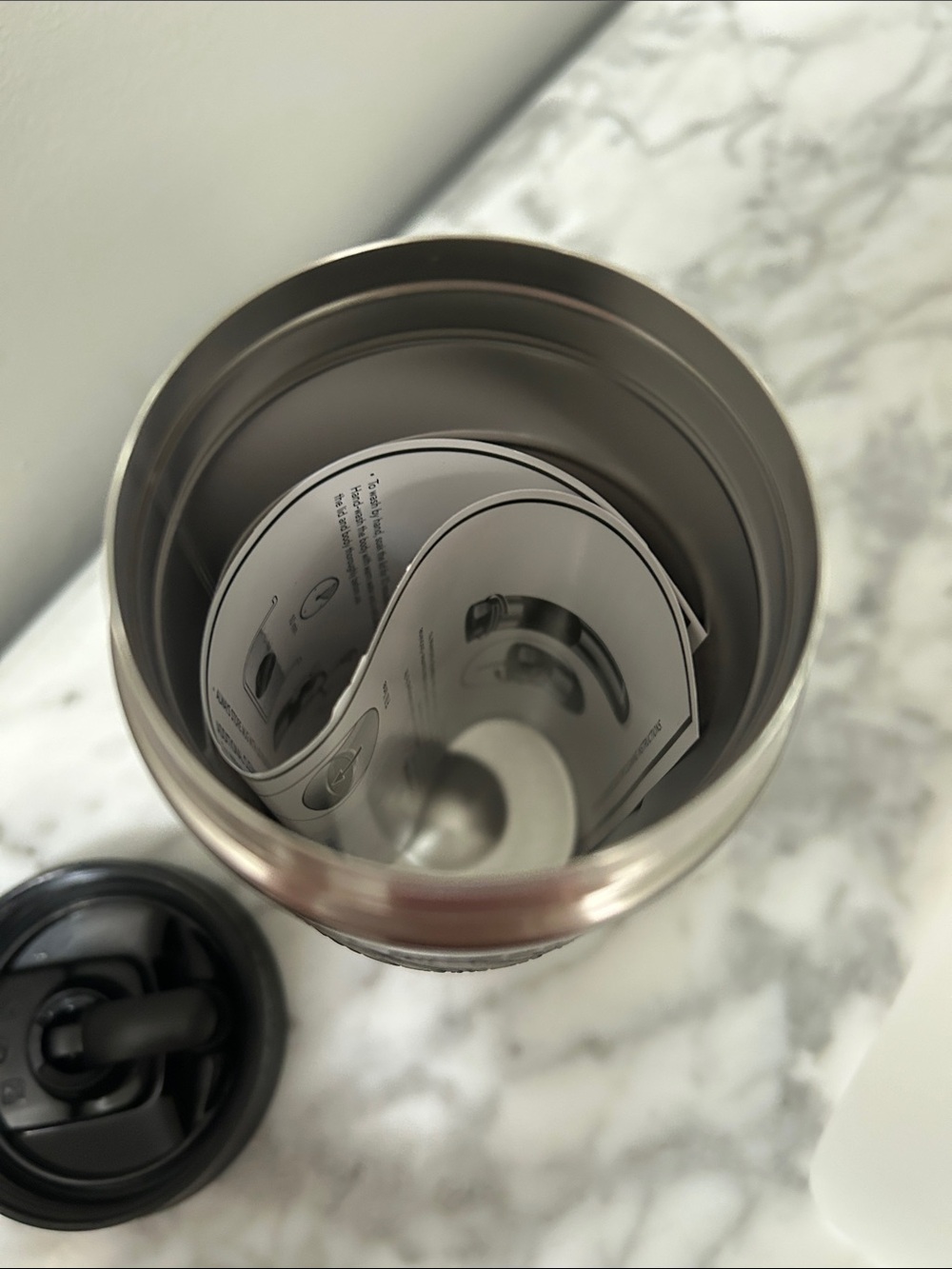 Contigo Snapseal Stainless Steel Travel Tumbler with Black Grip Lid - Picture 4 of 5